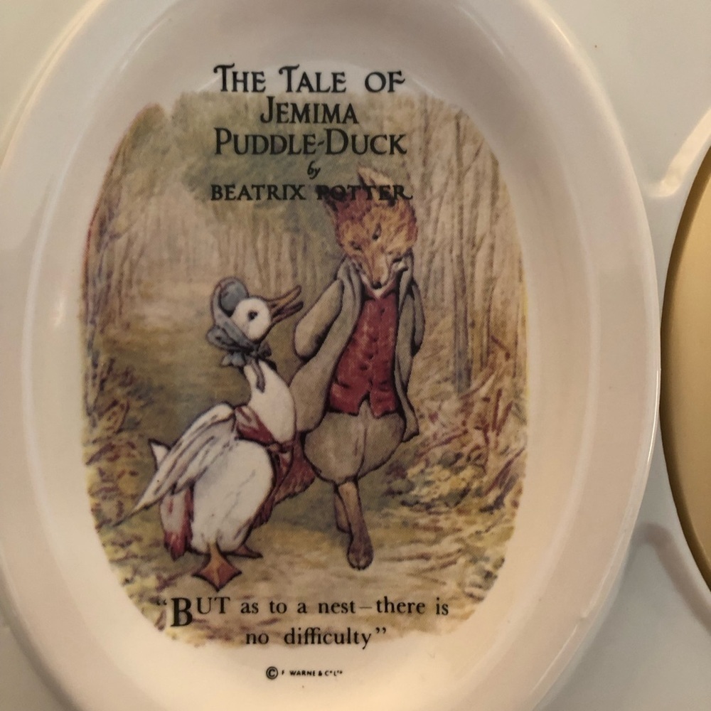 VTG Beatrix Potter Soap Dish & Soap~Jeremiah Puddle Duck in Box - Picture 3 of 8
